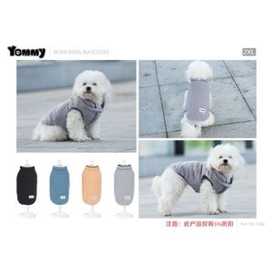 Abrigo para Perro Yommy Pet Leisure, Gris, Talla XXL, Acolchado de Algodón Cálido, Ropa de Invierno, Diseño Simple para Perros Pequeños - Product Image 4