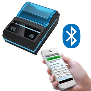 Impresora térmica de facturas de etiquetas, máquina de impresión térmica de 80mm de color azul, MHT-P80F, barata - Product Image 3