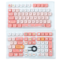 Claviers personnalisés en PBT, modèle DT503-MOA, sublimation par transfert thermique sur 5 faces, résistants à l'usure, prise en charge des langues, sans fil