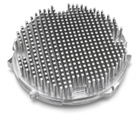 Modul Pendingin Aluminium Sunflower Pin Fin CNC Machined dengan Disipasi Panas Tinggi untuk Perakitan Pendinginan Elektronik Industri