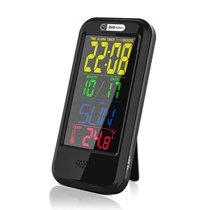 Greentime — horloge numérique LCD appairage visuel, affichage de la température, mémoire de 9 pouces, horloge de calendrier, meilleure vente - Product Image 2