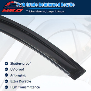 Pare-soleil en acrylique pour Honda Accord 94-97 berline, protection contre la pluie et le vent, lot de 4 pièces, protection des fenêtres latérales des portes de voiture - Product Image 4