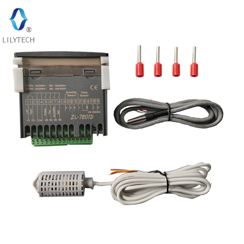 ZL-7801D, яйцо, контроллер инкубатора, термостат с гигростатом, контроллер температуры и влажности, Lilytech, xm18