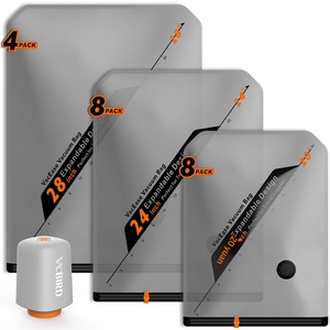 Sacchetto per sottovuoto resistente, kit per valigie con chiusura a zip, comodo e <span class=keywords><strong>salvaspazio</strong></span>, borsa da viaggio per riporre i <span class=keywords><strong>vestiti</strong></span> - Product Image 1