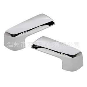 Side Mirror Covers For 2019-2022 Chevrolet Silverado Sierra 84612941 84469252 Full <b>Set</b> Chrome Finish - Product Image 2