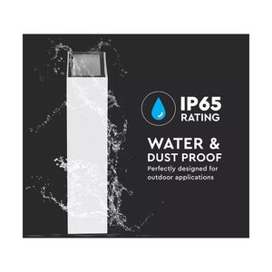 Lampada da Parete LED 4W Bianca 3000K IP65 per Esterni, Forma Rettangolare Impermeabile, Corpo in PC, Stili a Striscia Lunga e Cilindrico - SKU-218560 - Product Image 4