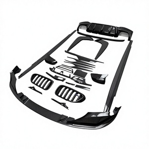 Dry Carbon Fiber <b>Car</b> Body Kits for BMW 5 Series F90 M5 Front <b>Diffuser</b> Rear Spoiler Side Skirt Carbon Interiors Parts Accessories - Product Image 1