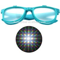 Lunettes à prisme Rave avec lentille à rabat diffus adaptées aux gants Led et aux spectacles de lumière orbitale améliorant tous les spectacles de lumière