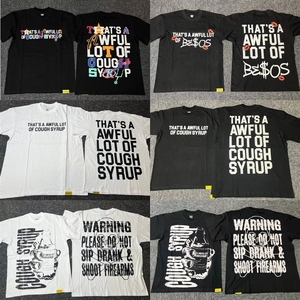 T-shirt Personalizzata 'That's <span class=keywords><strong>a</strong></span> Awful Lot of Cough Syrup' 100% Cotone, Abbigliamento Uomo, Nuova Moda Streetwear, Maglietta Personalizzata - Product Image 1
