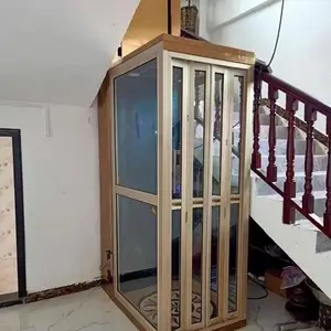 Mini 2 Floor Hydraulic Home Small Elevator Inside Home Elevator Traction Machine