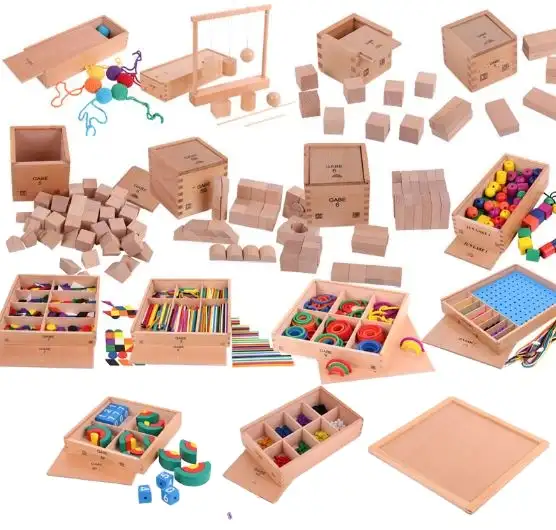 Amazon heißer verkauf Montessori Materialien holz bildungs Fröbel Spielzeug
