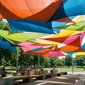 Tenda Parasole Rettangolare Traspirante in HDPE Vergine da 185GSM per Piscina e Esterni - Product Image 2