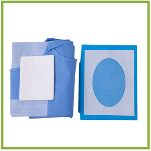 Papel Médico <span class=keywords><strong>Desechable</strong></span> No Tejido de 3/4 Capas para Paquetes Quirúrgicos y Batas Quirúrgicas - Product Image 2
