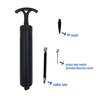 Mini pompe à air portable, flexible, légère et durable pour ballons gonflables, PP, indispensable pour la maison et les voyages