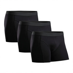 Calzoncillos bóxer de compresión para hombre, transpirables, de algodón y spandex, de secado rápido, elásticos, para estar en casa - Product Image 4