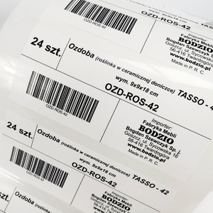 定制二维码标签贴纸私人设计印刷卷状乙烯基PVC纸防水自粘二维码标签贴纸 - Product Image 5