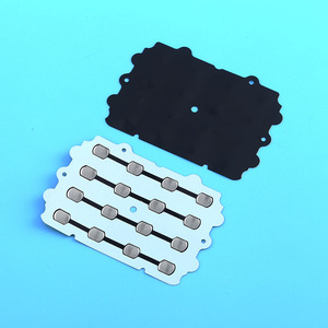 Échantillon gratuit de feuille de cuivre double couche transparente avec adhésif pour télécommande de <span class=keywords><strong>télévision</strong></span>, dôme métallique rond - Product Image 4