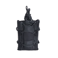 Étui Tactique à Double Decker TACO Tactique Molle, Pochette de Cartouche de Munitions Simple Mag pour Sac de Chasse
