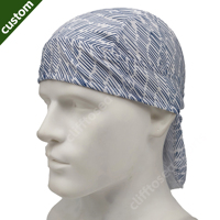 Durag personnalisé à impression intégrale, absorbant la transpiration, respirant, unisexe, pour la cyclisme, le travail en extérieur, le sport, la pêche, les fêtes
