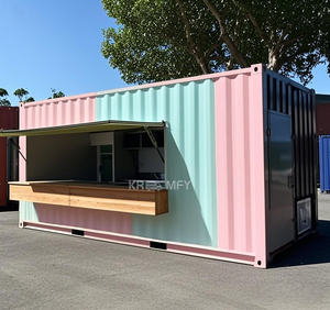 Bar de conteneur maritime de luxe préfabriqué pliable 2025, café, restaurant, avec cuisine, à vendre - Product Image 1