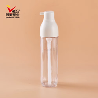 Flacon pompe vide de 200 ml de haute qualité à double compartiment pour cosmétiques, shampoing et soins personnels