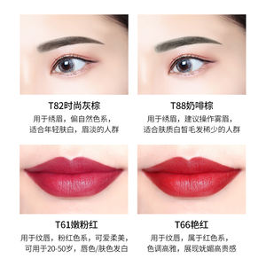 Encre pigmentaire PMU Famisoo <span class=keywords><strong>Perma</strong></span> <span class=keywords><strong>Blend</strong></span>, fabrication professionnelle, personnalisation, crème liquide de qualité supérieure, pigment pour microblading des sourcils - Product Image 6