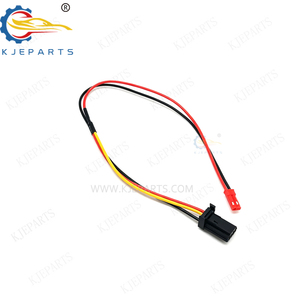 Aangepaste auto-stroomkabelboom zwart 4-pins OEM-stekker naar rode JST 2-pins aansluitkabel voor elektronische auto-modificatie - Product Image 5