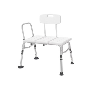 Taburete de Ducha Foxconn con Altura Ajustable, Asiento de Aluminio con Respaldo para Personas Mayores, Discapacitadas y Mujeres Embarazadas - Product Image 3