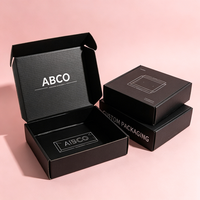 Boîtes d'expédition postales personnalisées écologiques avec logo imprimé en quatre couleurs pour perruques et parfums