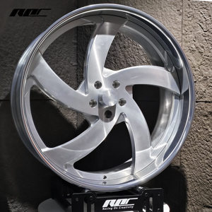 Jantes forgées Roc Custom 6x139.7 5x120.65 2 pièces 20-28 pouces Jantes vintage 5 branches pour Chevrolet Chevelle <span class=keywords><strong>GMC</strong></span> <span class=keywords><strong>Sierra</strong></span> 1500 - Product Image 1