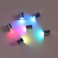 Mini Botones LED Intermitentes, Botón de Cambio de Color con Batería para Kits de Resina Brillante DIY, Productos Micro LED