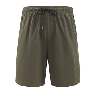 Shorts pour hommes de bonne qualité, en nylon noir respirant, coupe ajustée, différentes couleurs, shorts modernes légers pour le sport - Product Image 3
