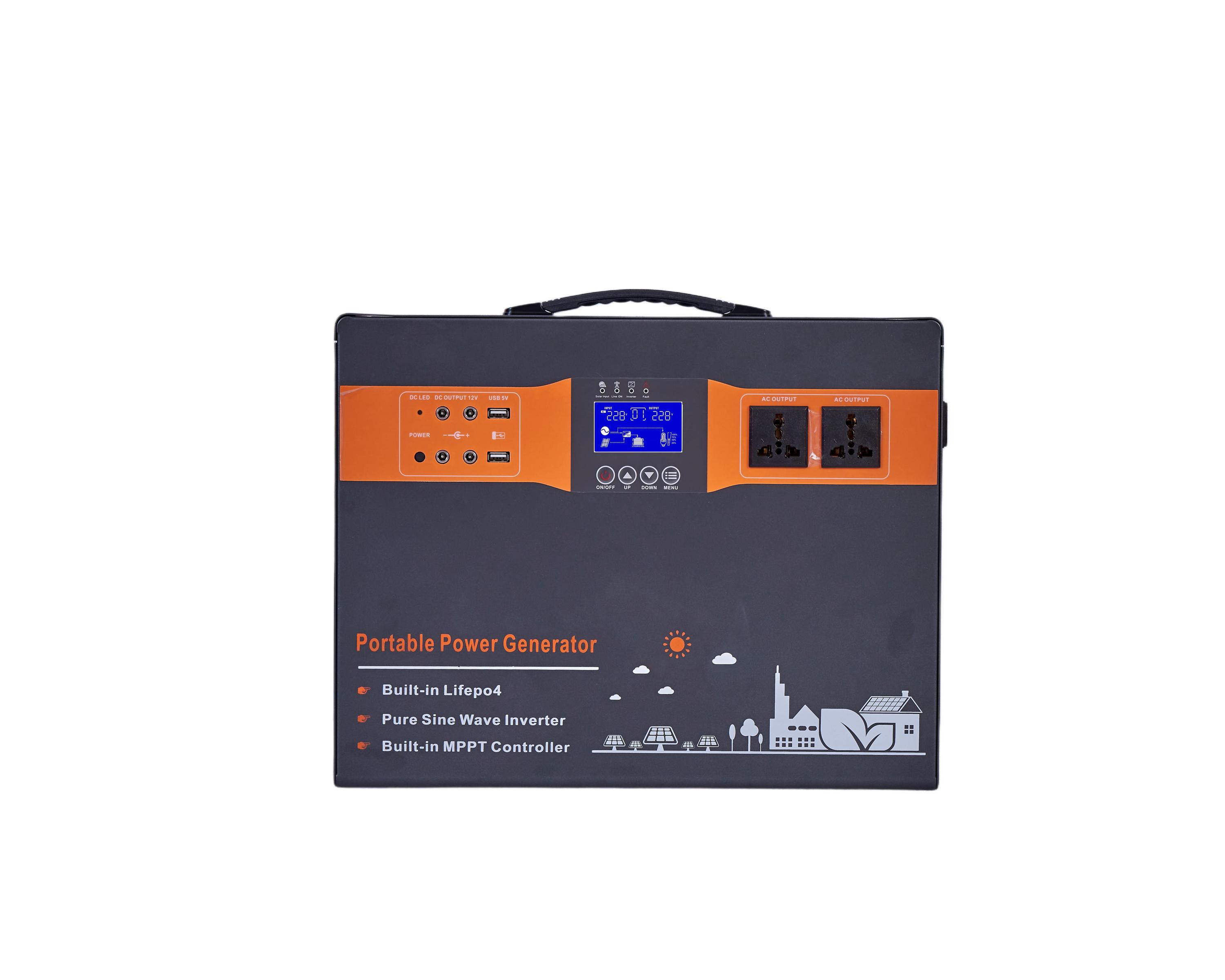 All in One Solar Power System 1000W Portable Solar Generator for Home Off Grid Power Supply · image 2