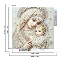 Kit de Peinture Diamant 5D Personnalisé Noël DIY, Kit de Peinture Perles DIY, Produits pour Adultes, Art Mural Salon, Marque Propre