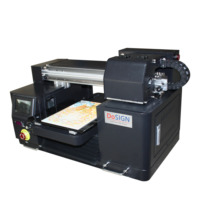 Printer Flatbed UV Inkjet Digital Multifungsi A4 Desain Baru 6 Warna dengan Pernis