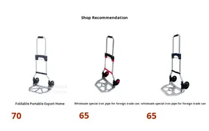 Tweewielrem Luchthaven Kar Staal Aluminium Opvouwbare Handtruck Rem Aanpasbare Oem Bagage Hand <span class=keywords><strong>Trolley</strong></span> Gesloten Structuur - Product Image 3