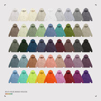 Vente en gros de sweats à capuche personnalisés en peluche de couleur unie, sweats à capuche unisexes personnalisés avec broderie par sublimation impression 3d vêtements de sport pour hommes