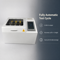 Testeur d'huile BDV - Testeur automatique de la résistance diélectrique de l'huile isolante pour laboratoire d'huiles d'usines électriques PS-1003
