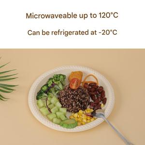 Wholesale Eco-Friendly Biodegradable Reusable <b>Disposable</b> Corn Starch Round Food <b>Plates</b> and Containers for Party - Product Image 4