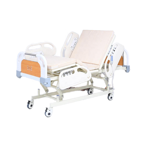 Lit de soins à domicile en acier <span class=keywords><strong>durable</strong></span> lit de soins infirmiers ICU équipement médical ABS à trois fonctions garantie manuelle électrique de 3 ans pour l'hôpital - Product Image 2
