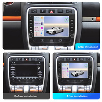 Navifly 4G WIFI Car-Play Autoradio FM Écran tactile Lecteur multimédia de voiture DVR 8 cœurs 4G pour Porsche Cayenne 2003-2010
