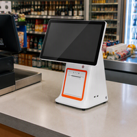 Caisse enregistreuse tactile tout-en-un Android 14 pouces avec imprimante 58 mm intégrée en option, pour restaurants, supermarchés, commerce de détail