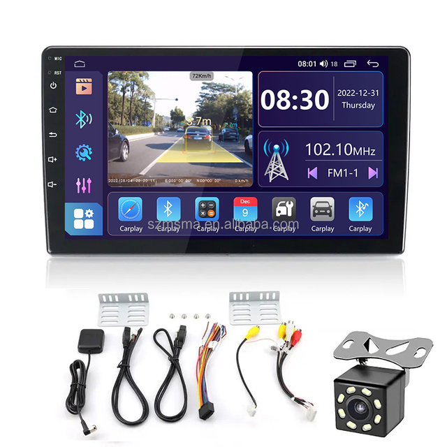 Maisimei Android Car DVD Player Audio Multimedia Head Unit 9 10 Inch Universal Car Radio With 8 Hole Camera