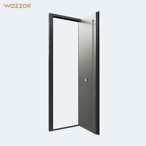 Wazzor American <strong>Design</strong> Double Solid Security <strong>Doors</strong> Large Exterior Entrance for House Front Aluminum Alloy With Finished Surface - Product Image 2