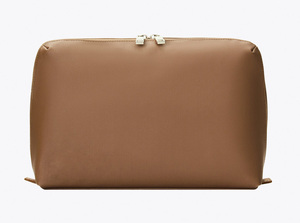 Grande trousse de toilette imperméable, sac à maquillage avec porte-pinceaux élastique, séparateurs personnalisés, <span class=keywords><strong>pochette</strong></span> transparente pour le voyage, rangement des produits de soin de la peau et des articles de toilette - Product Image 5