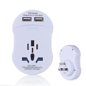 SAA 2 Steckdosen Australien Stecker Universal-Reiseadapter Steckdose Stromsriemen Sugerschutz-Leiterplatte mit 2 Porten - Product Image 2