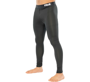 Leggings de yoga et de fitness pour hommes, taille élastique très extensible, couleur unie, entraînement, course à pied, séchage rapide, 220g Spandex/Polyester - Product Image 1