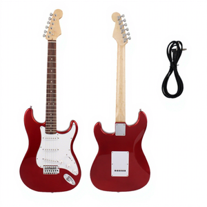 <span class=keywords><strong>Guitarra</strong></span> Eléctrica ST de 39 Pulgadas y 6 Cuerdas con Diapasón de Palisandro para Principiantes OEM/ODM - Product Image 4