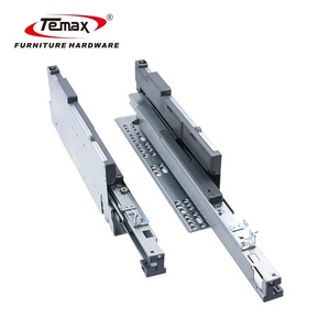 Glissière de tiroir de table à fermeture douce entièrement extensible Temax, coulisse de tiroir à ouverture par pression, chambre à coucher, bureau à domicile, salle à manger, salle de sport, meubles, armoires - Product Image 2