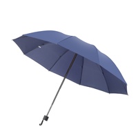 Parapluie d'affaires renforcé à 8 côtes de qualité professionnelle Design de couleur unie de qualité supérieure avec logo personnalisable Coupe-vent à ouverture manuelle
